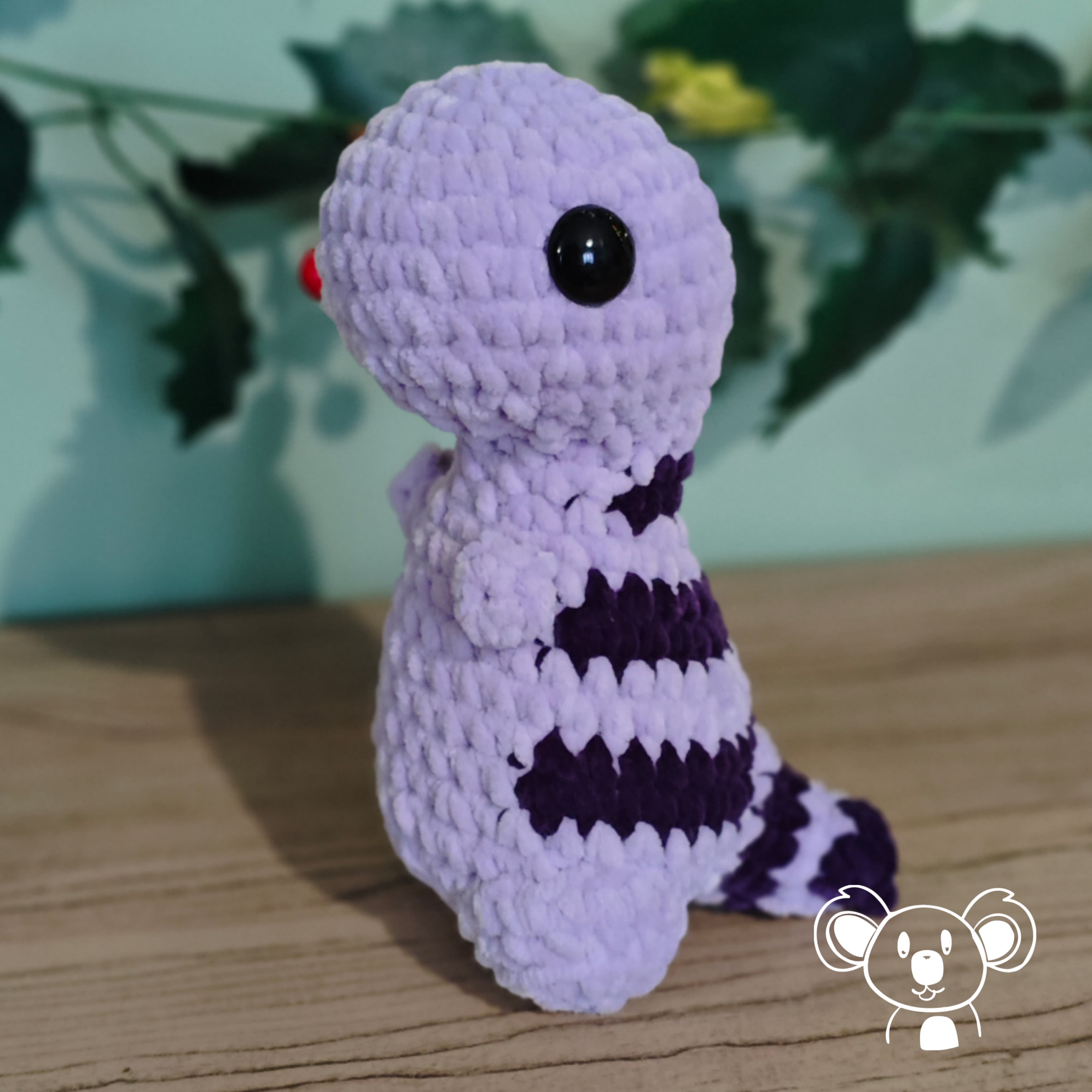 foto Dinosauro viola