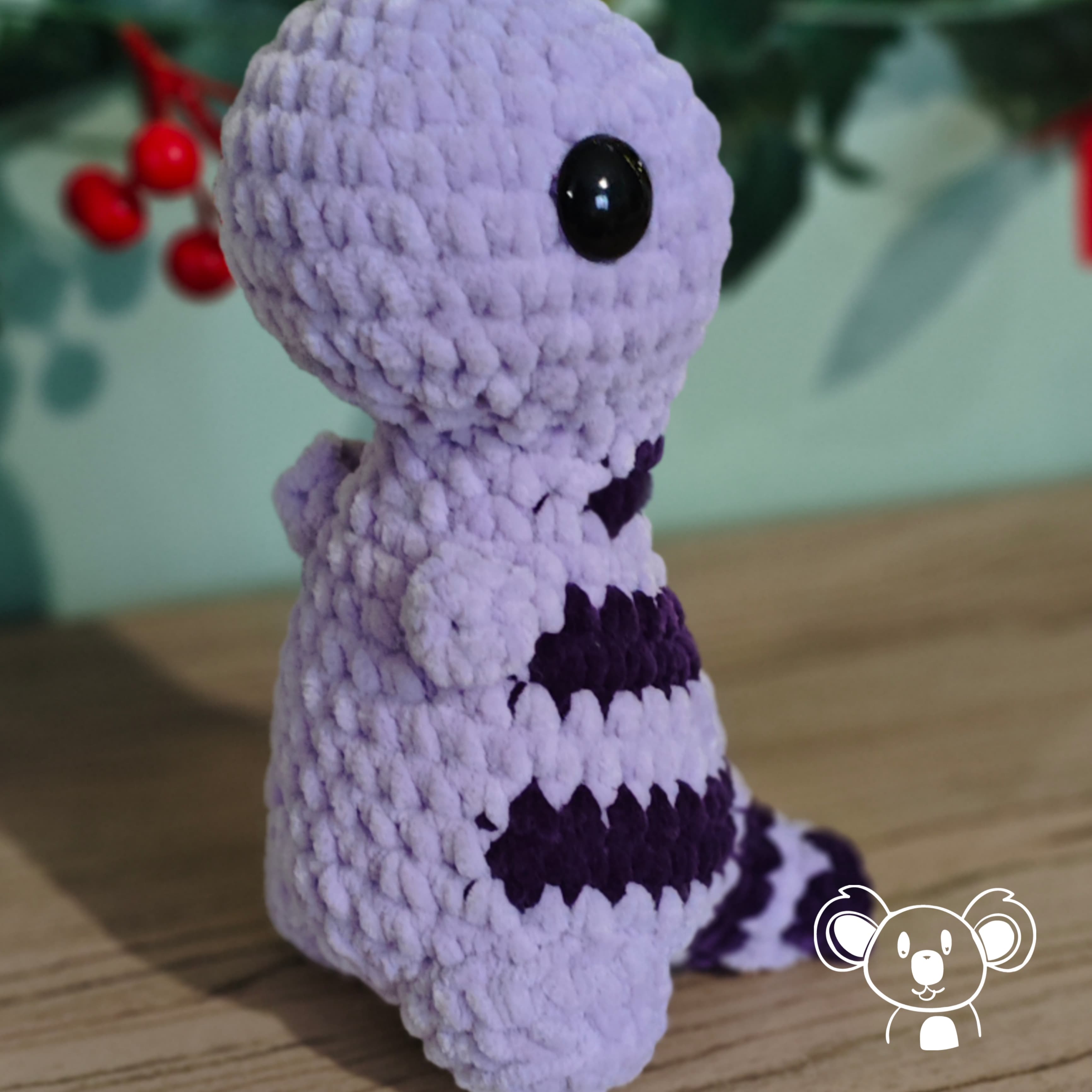 foto Dinosauro viola