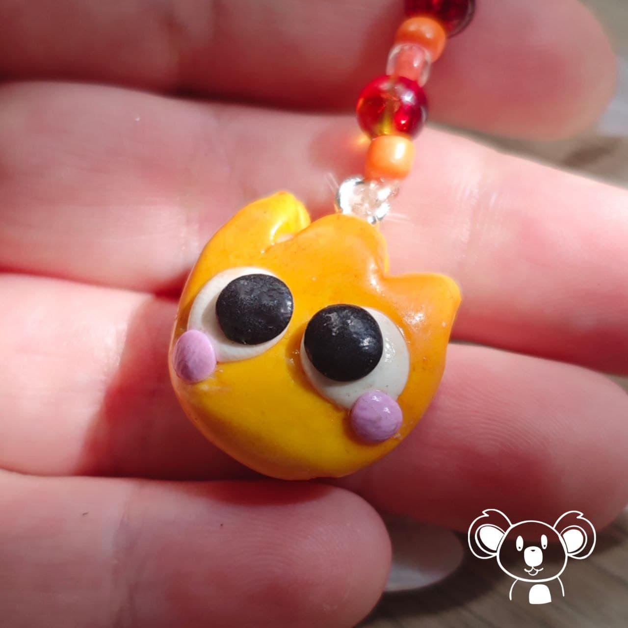 foto Portachiavi Calcifer fimo