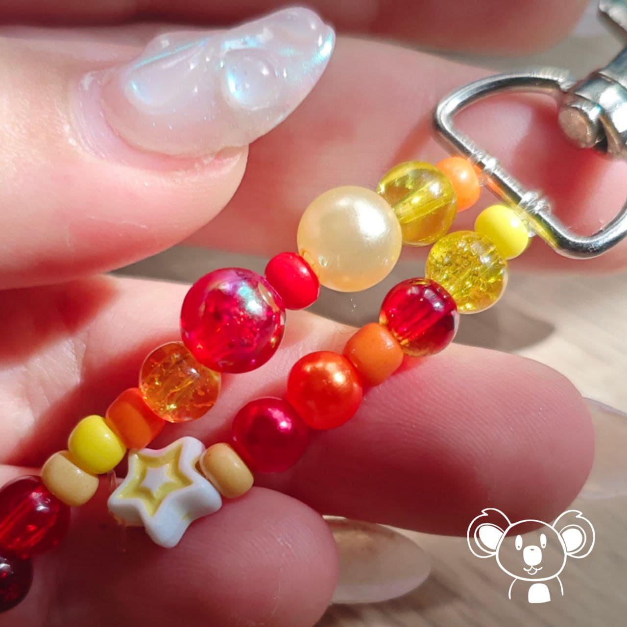 foto Portachiavi Calcifer fimo